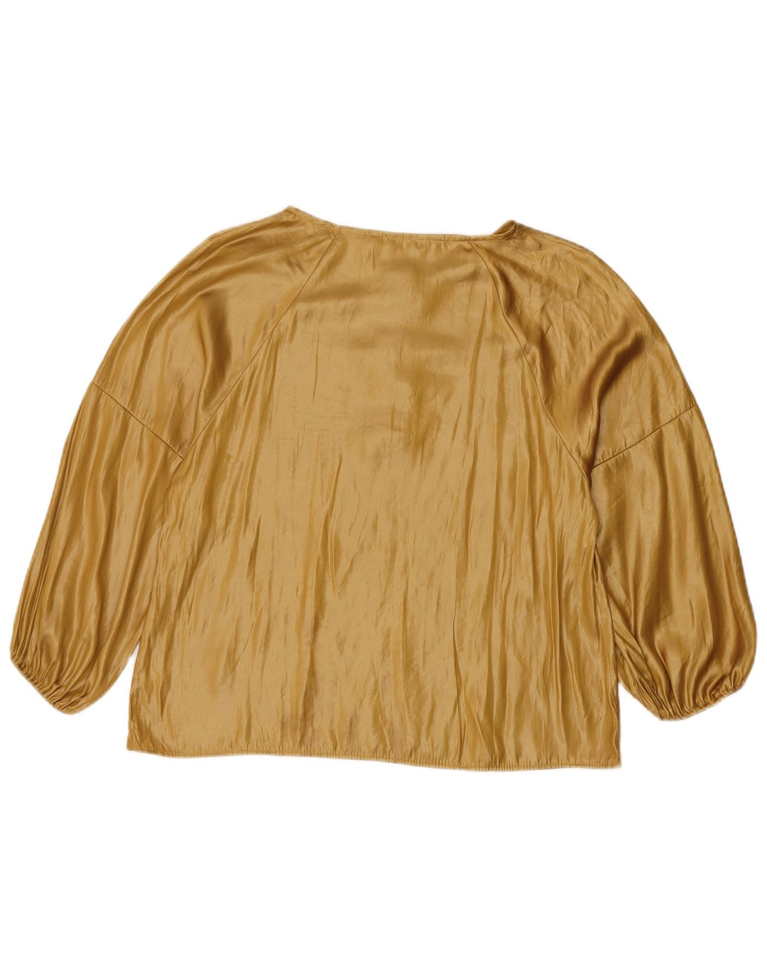 Zara Γυναικεία μπλούζα 3/4 μανίκια τοπ UK 12 Medium Beige