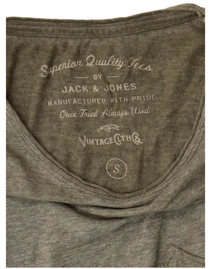 Jack & Jones Ανδρικό T-Shirt Top Μικρό Πράσινο
