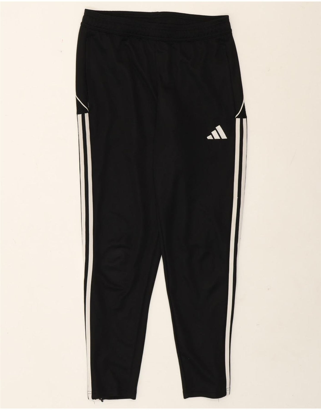 Ανδρική φόρμα Adidas Aeroready Slim Fit Παντελόνι μεσαίο μαύρο πολυεστέρα