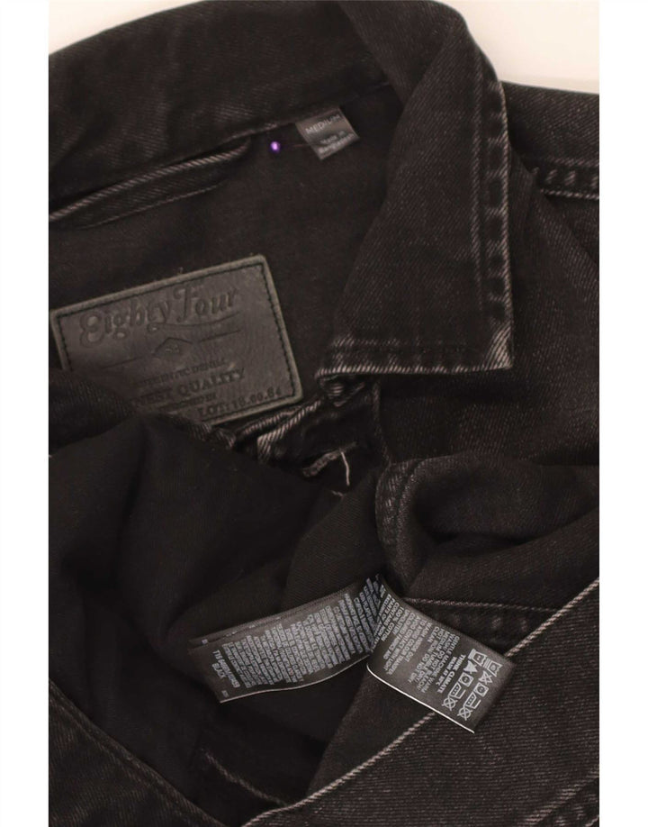 Ανδρικό τζιν μπουφάν Marks & Spencer UK 38 Medium Black Cotton