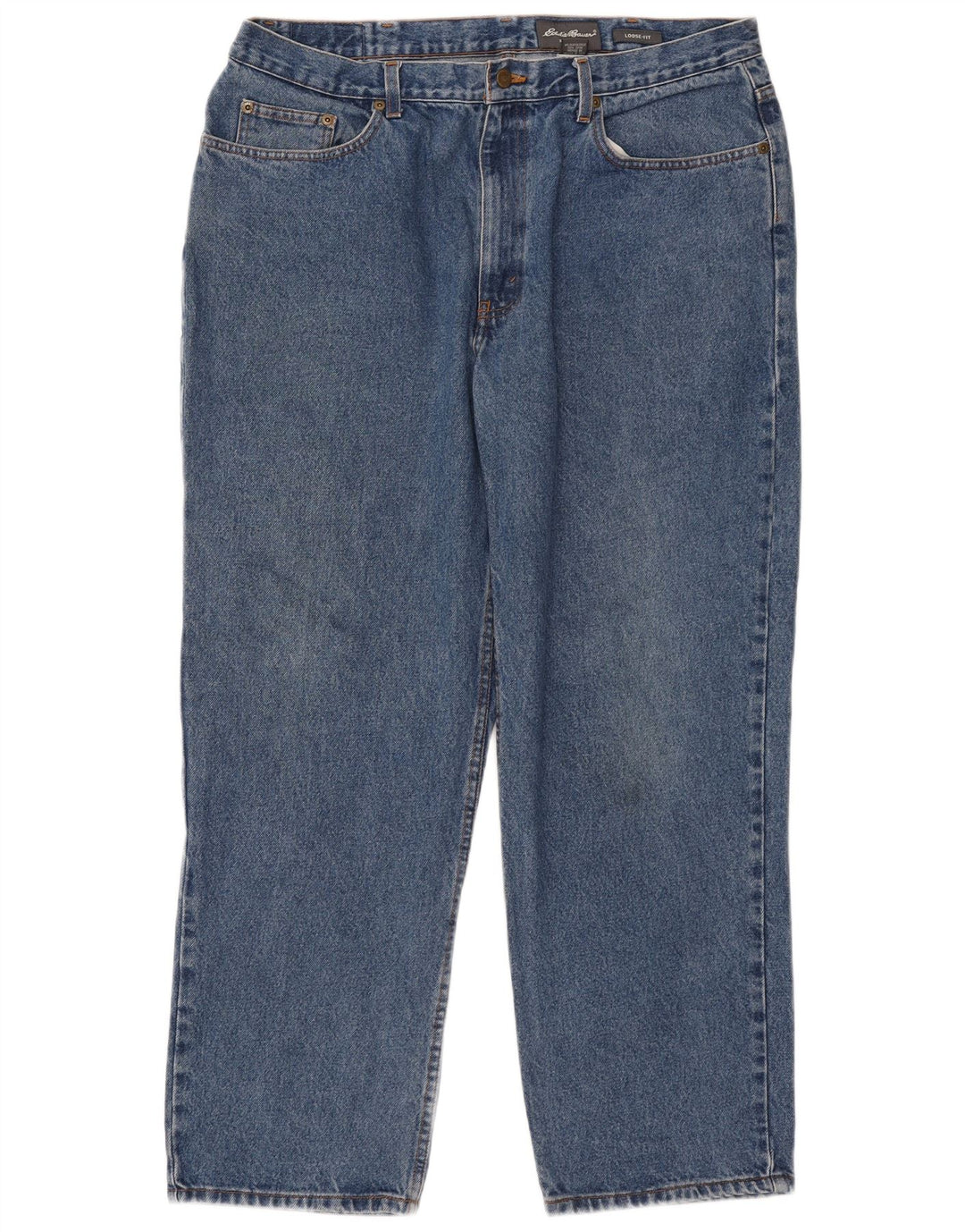 Ανδρικό φαρδύ τζιν Eddie Bauer W38 L30 Μπλε βαμβακερό