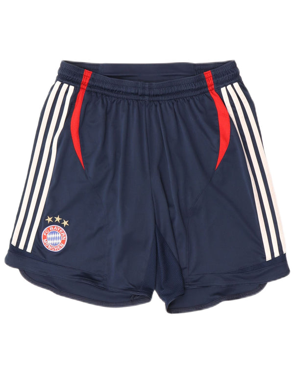 Γραφικό αθλητικό σορτς Adidas Mens FC Bayern Munchen XL Navy Blue Colorblock