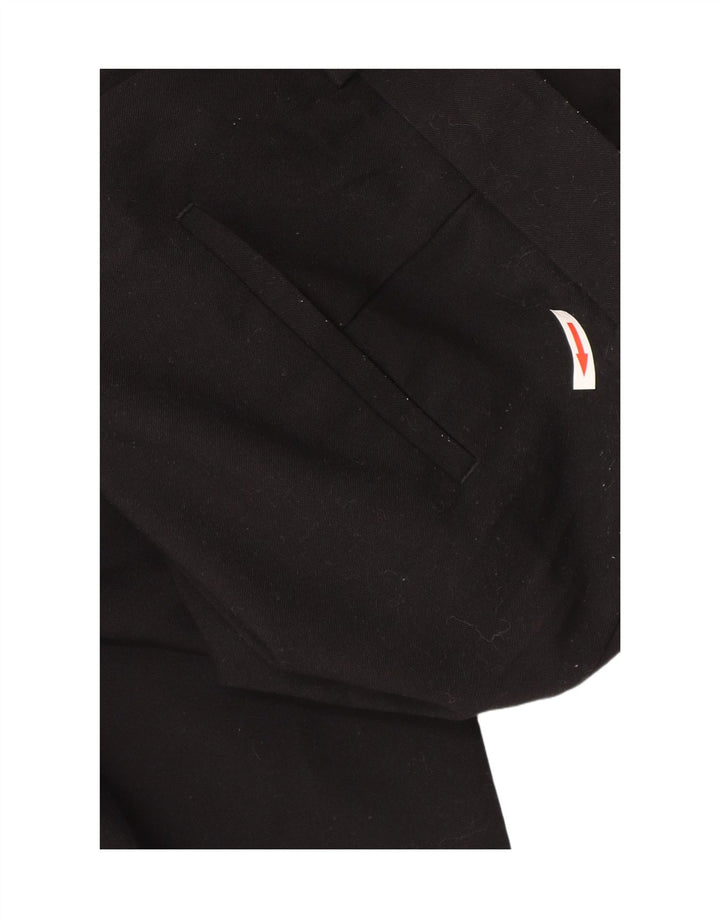 Marks & Spencer Γυναικείο ίσιο παντελόνι Cargo UK 12 Medium W30 L30 Μαύρο