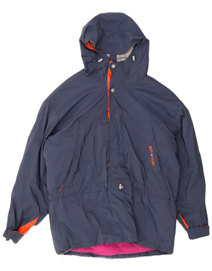 Great Escapes Ανδρικό μπουφάν πουλόβερ με κουκούλα IT 54 2XL Navy Blue Polyester