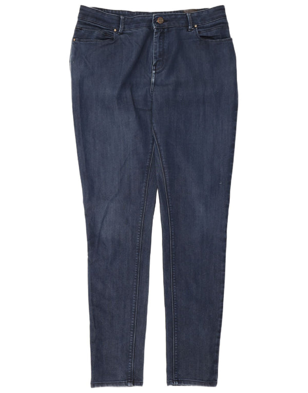 Marks & Spencer Γυναικεία Skinny Jeans UK 16 Large W34 L31 Navy Blue Elastane
