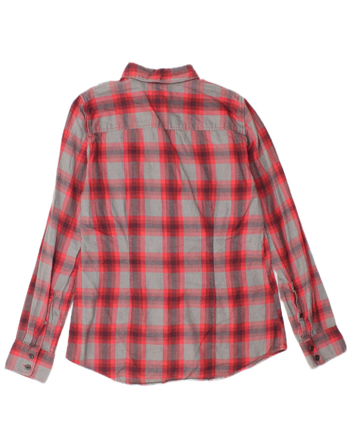 J. Crew Γυναικείο φανελένιο πουκάμισο UK 6 XS Red Check Cotton