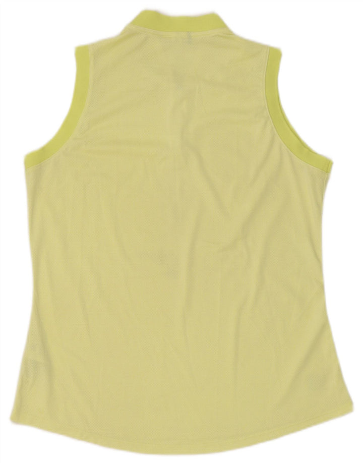 Adidas Γυναικείο Γιλέκο Τοπ UK 14 Large Yellow Polyester