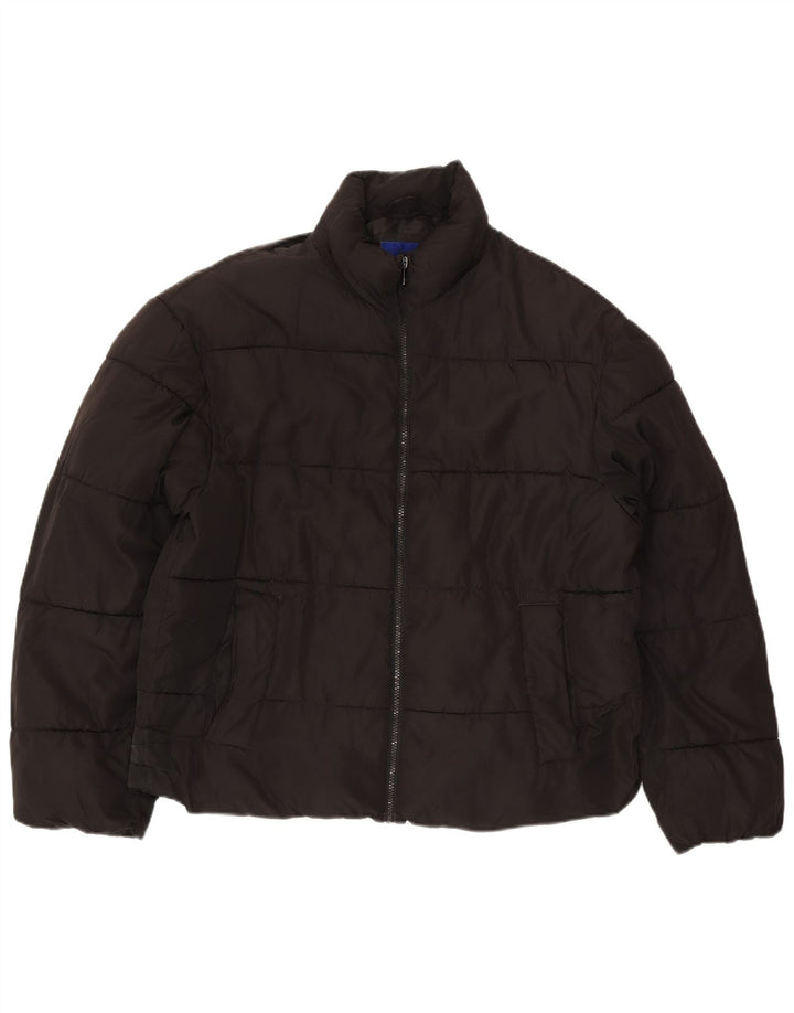 Jack & Jones Ανδρικό μπουφάν με επένδυση UK 38 Μεσαίου Μαύρου Πολυεστέρα