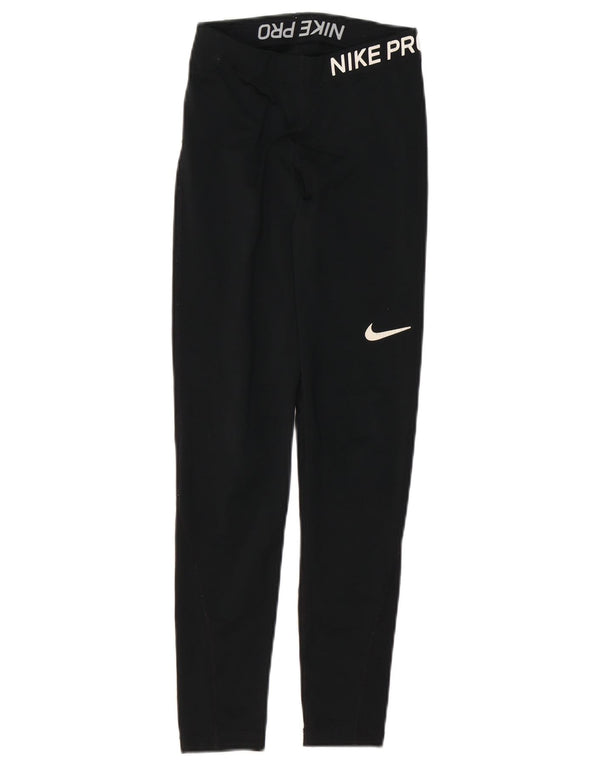 Γυναικεία γραφικά κολάν NIKE Dri Fit UK 4 XS Μαύρο