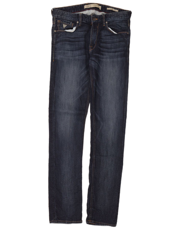 GUESS Ανδρικό Slim Straight Jeans W31 L33 Navy Blue