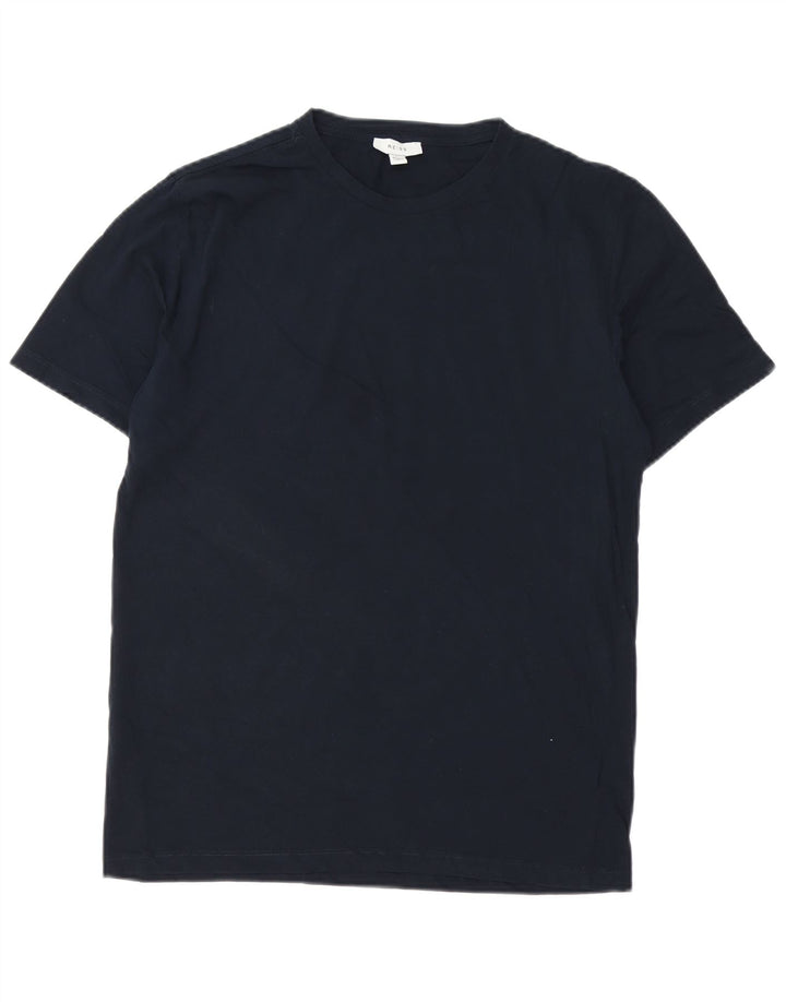 Ανδρικό T-Shirt Reiss Top Large Navy Blue από βαμβάκι