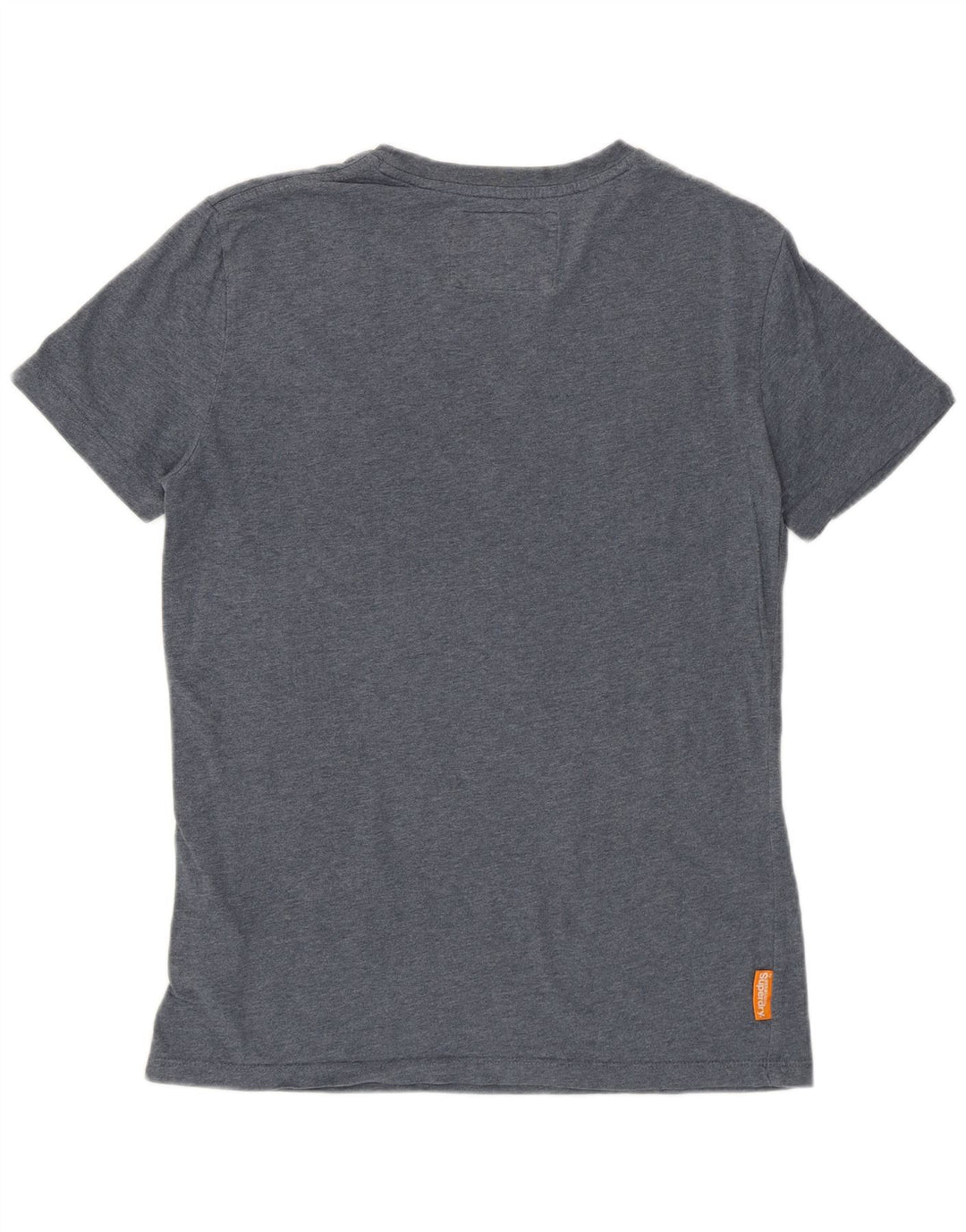 SUPERDRY Ανδρικό T-Shirt Top Μικρό Navy Blue από βαμβάκι