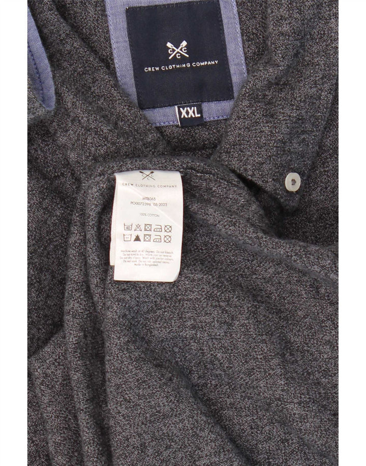 Ανδρικό πουκάμισο Crew Clothing 2XL Γκρι βαμβακερό