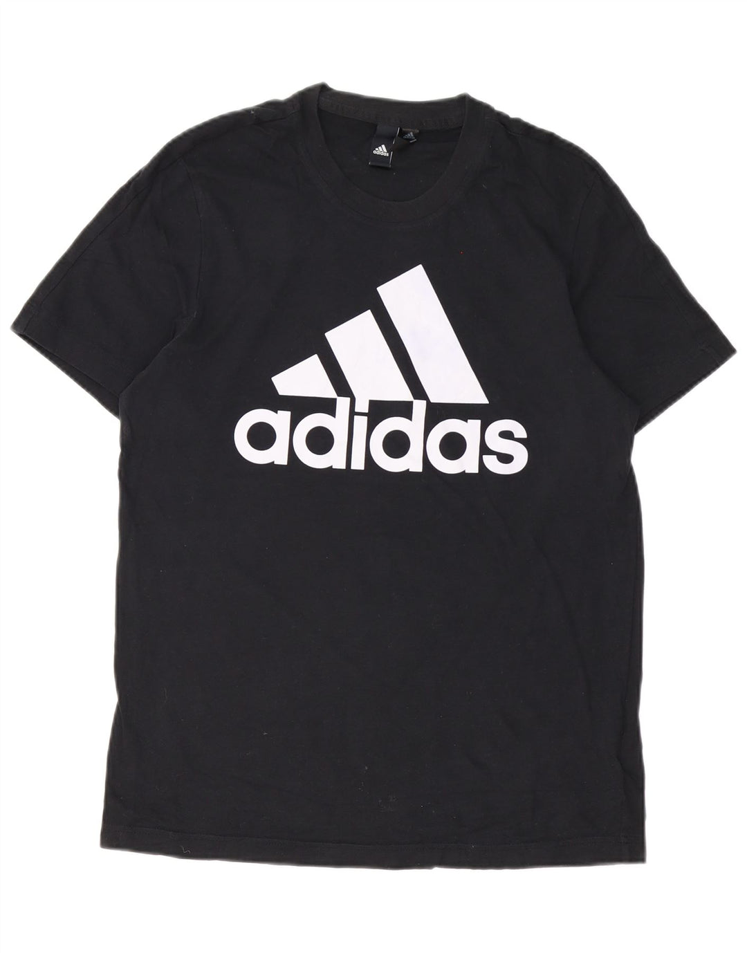 Ανδρικό γραφικό T-Shirt Adidas Top Μεσαίο μαύρο βαμβακερό