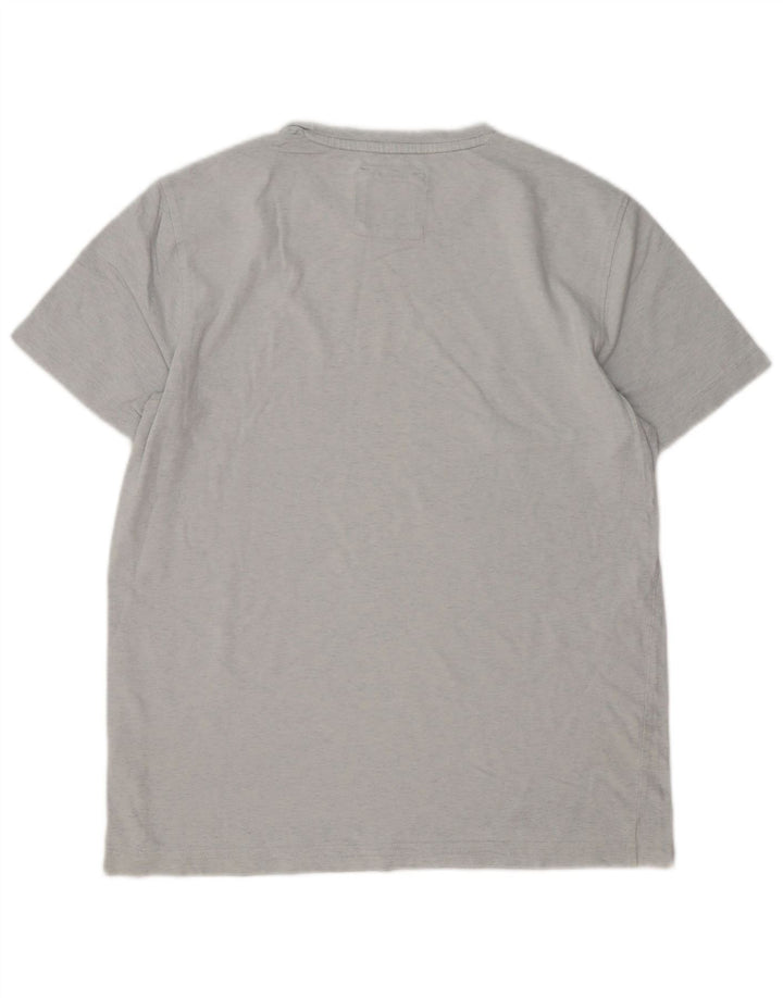 Ανδρικό T-Shirt Crew Clothing Top Μεσαίο γκρι βαμβακερό
