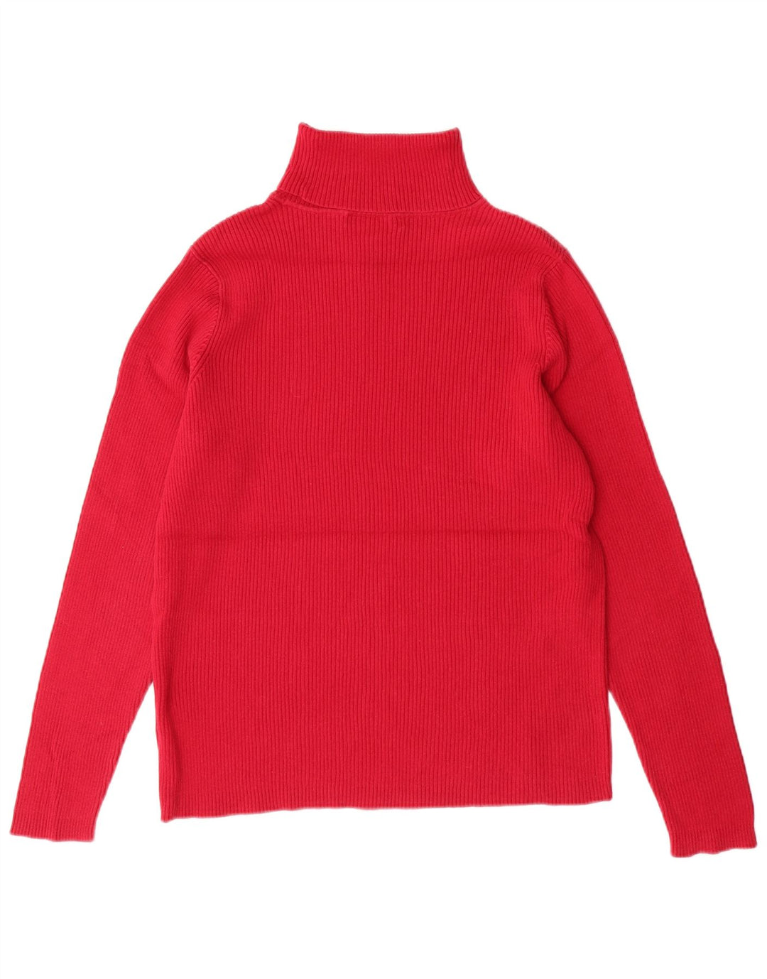 RALPH LAUREN Γυναικείο πουλόβερ με ρολό λαιμόκοψη UK 16 μεγάλο ροζ βαμβακερό