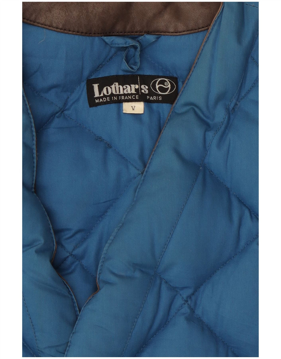 Lothars Mens Padded Gilet UK 42 XL Blue Cotton