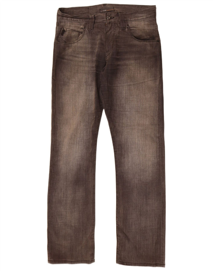 Lee Mens Clark Straight Jeans W32 L34 Γκρι βαμβακερό