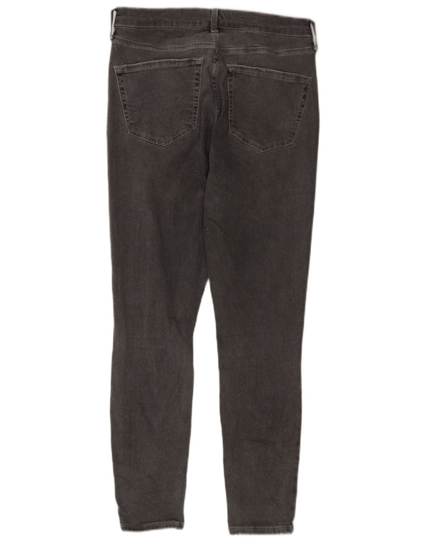 Topshop Womens Distressed Slim Jeans W30 L26 Γκρι βαμβακερό