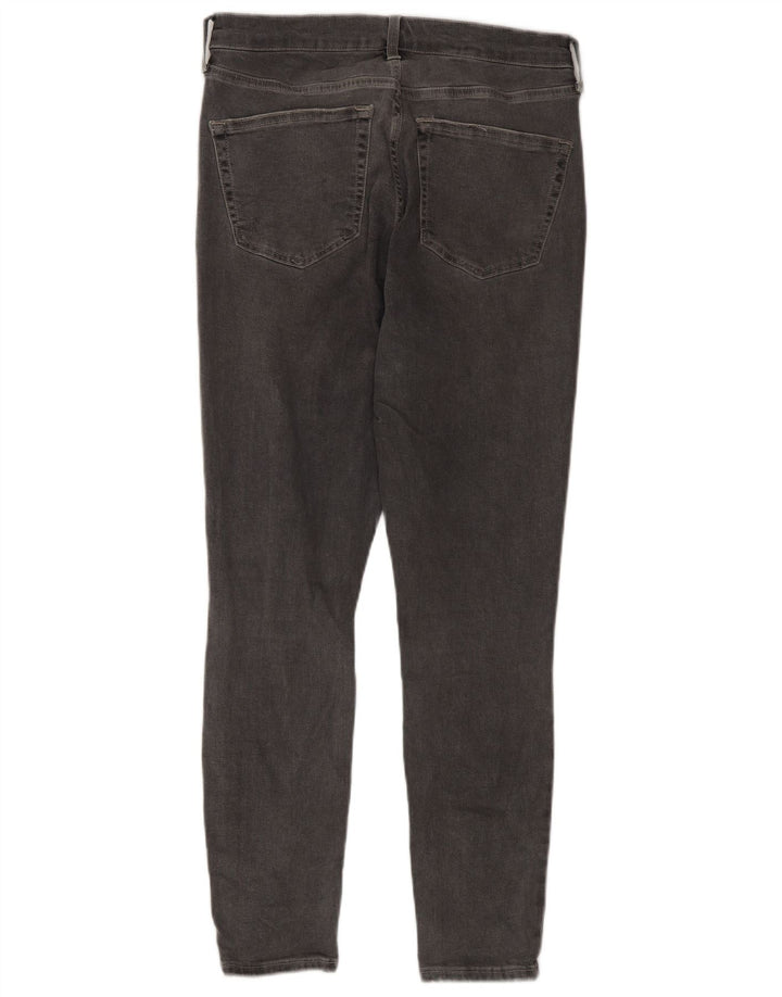 Topshop Womens Distressed Slim Jeans W30 L26 Γκρι βαμβακερό