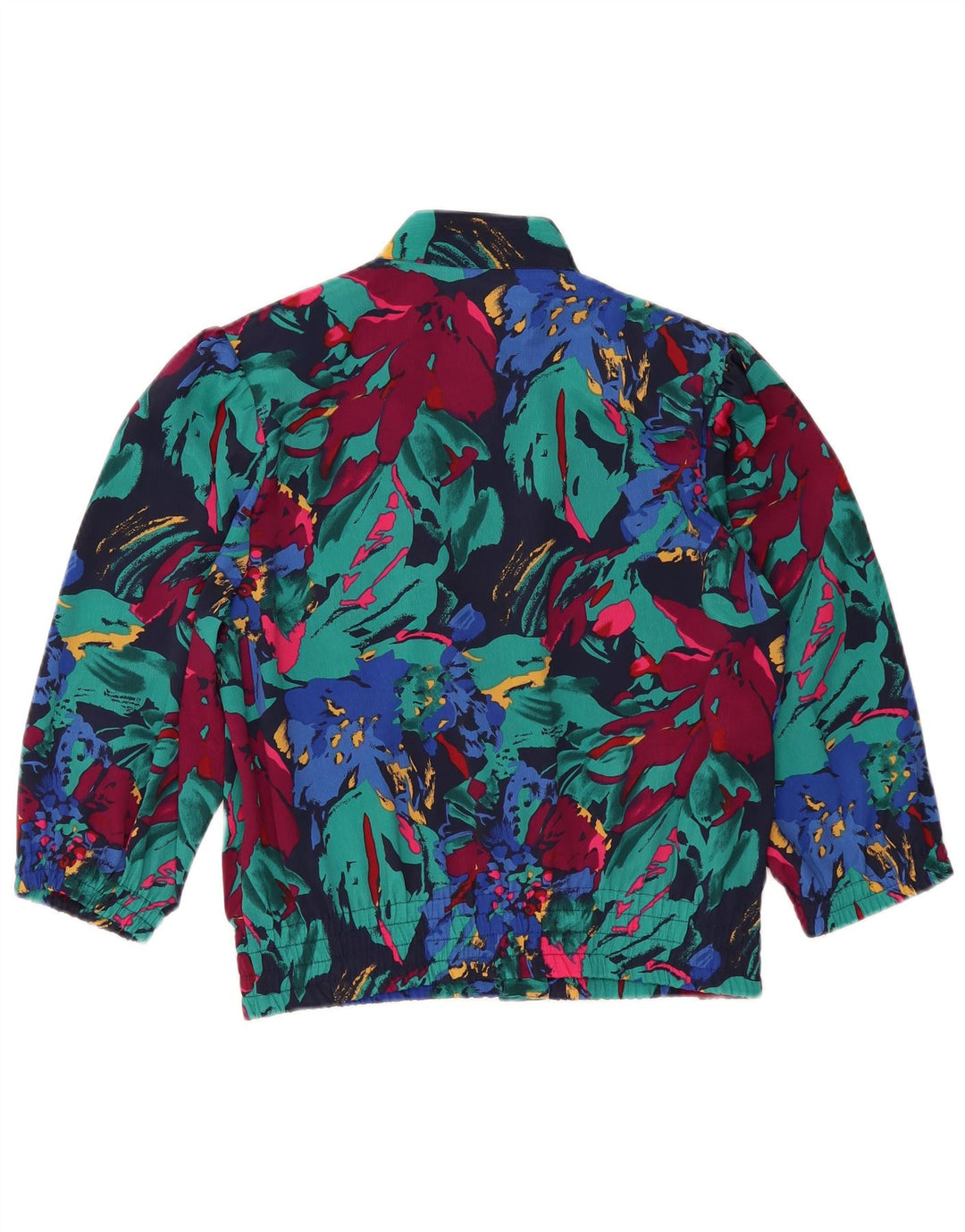 COMMANDER Γυναικείο πουκάμισο Crop Μπλούζα EU 42 Μεγάλη Πολύχρωμη Φλοράλ