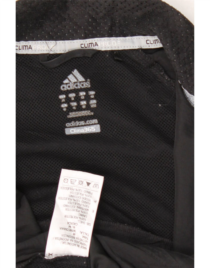 ADIDAS Womens Clima 365 Tracksuit Top Jacket UK 14 Medium Black Polyester Vintage Adidas and Second-Hand Adidas from Messina Hembry 