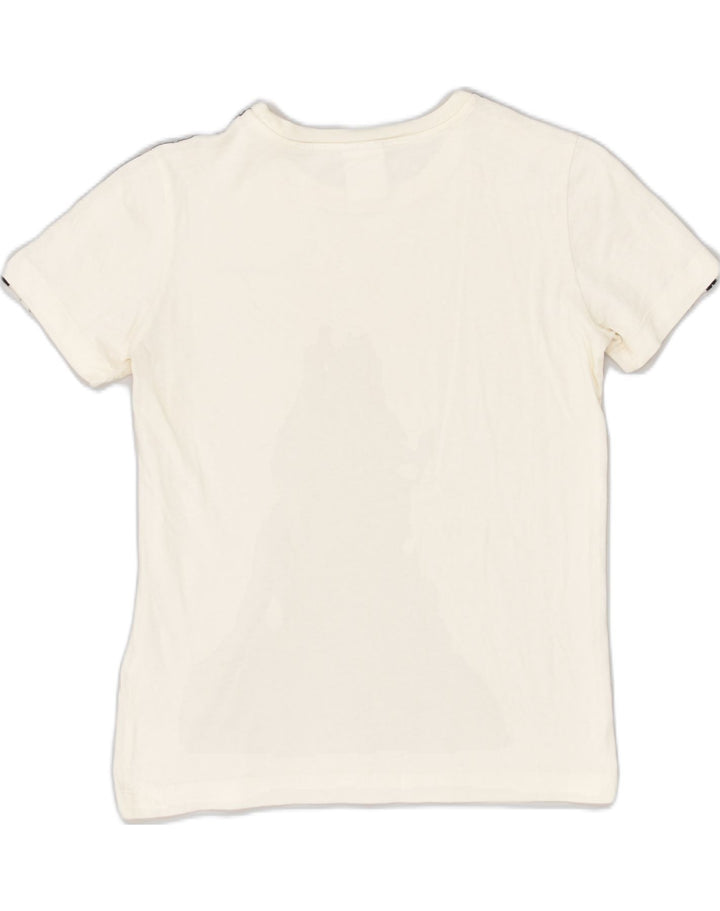 CHAMPION Womens T-Shirt Top UK 6 XS White Cotton | Vintage Champion | Thrift | Second-Hand Champion | Used Clothing | Messina Hembry 