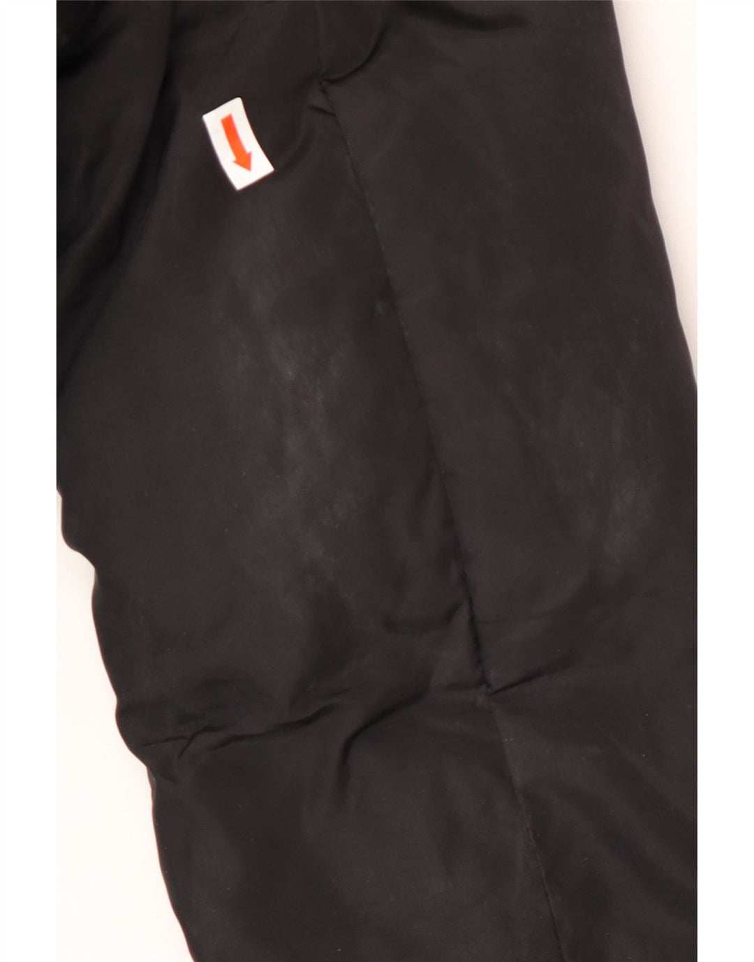 ARMANI JEANS Γυναικείο παλτό με κουκούλα μεγάλου μεγέθους IT 38 XS μαύρο πολυεστέρα