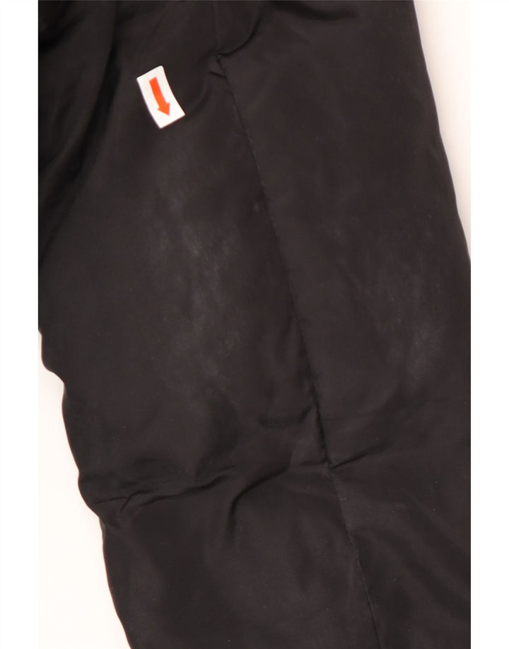 ARMANI JEANS Γυναικείο παλτό με κουκούλα μεγάλου μεγέθους IT 38 XS μαύρο πολυεστέρα