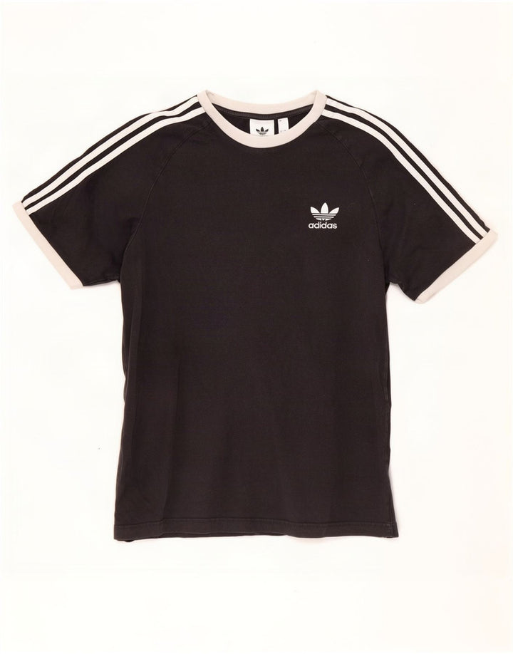 Ανδρικό T-Shirt Adidas Top μεγάλο μαύρο βαμβακερό