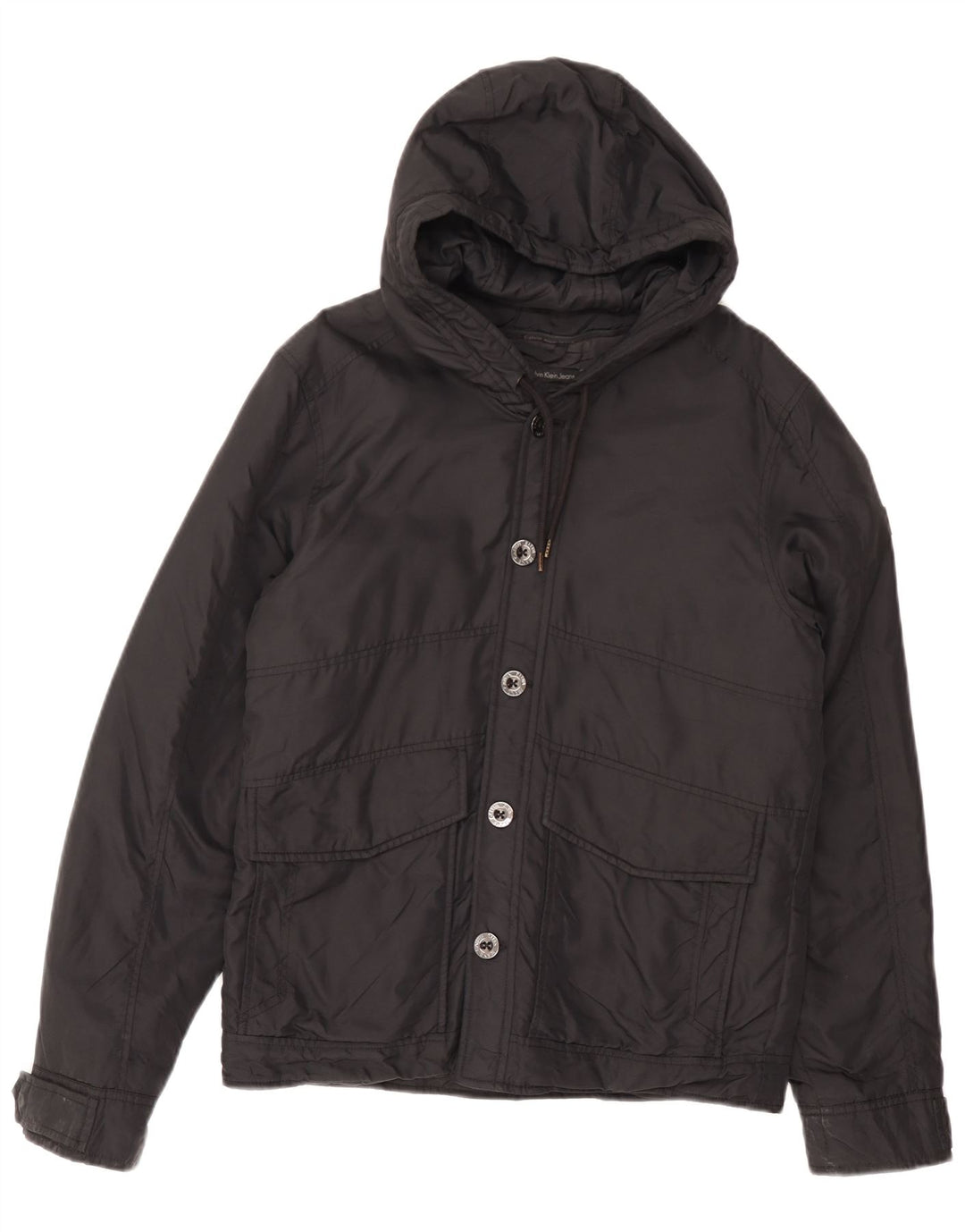 Calvin Klein Ανδρικό μπουφάν με κουκούλα UK 38 Medium Black