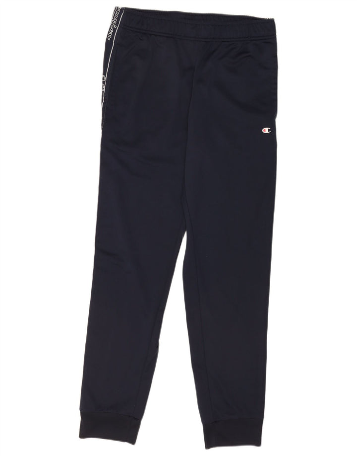 Champion Ανδρικά γραφικά αθλητικά παντελόνια Joggers Medium Navy Blue Polyester