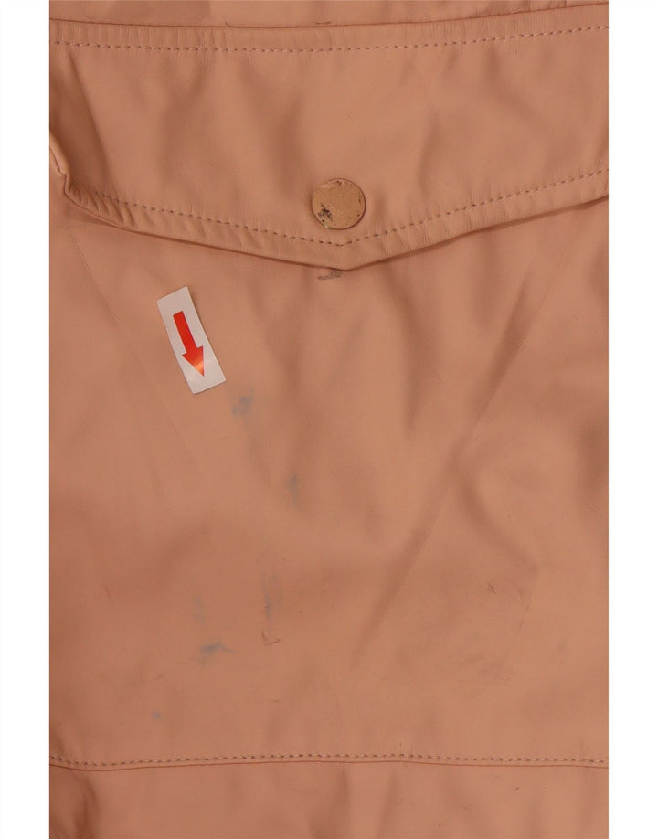 Zara Γυναικείο Αδιάβροχο με κουκούλα UK 10 Small Pink Πολυουρεθάνη