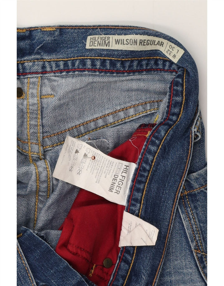 TOMMY HILFIGER Ανδρικό τζιν Wilson Straight W32 L30 Μπλε βαμβακερό
