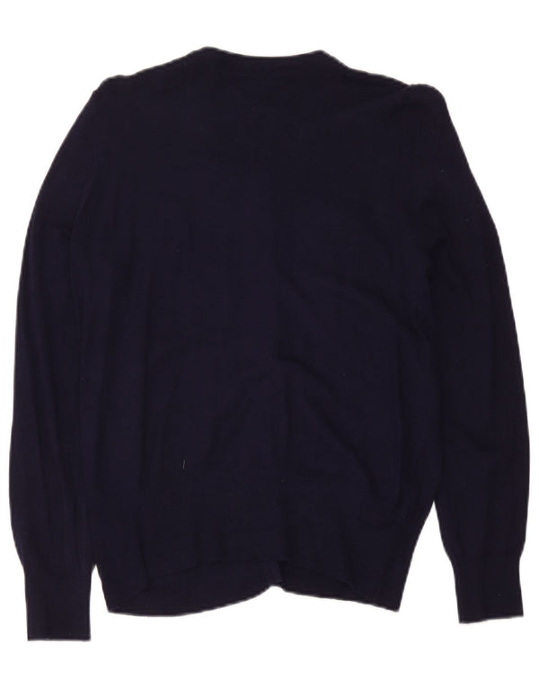 Marks & Spencer Γυναικεία ζακέτα UK 14 Large Navy Blue Viscose