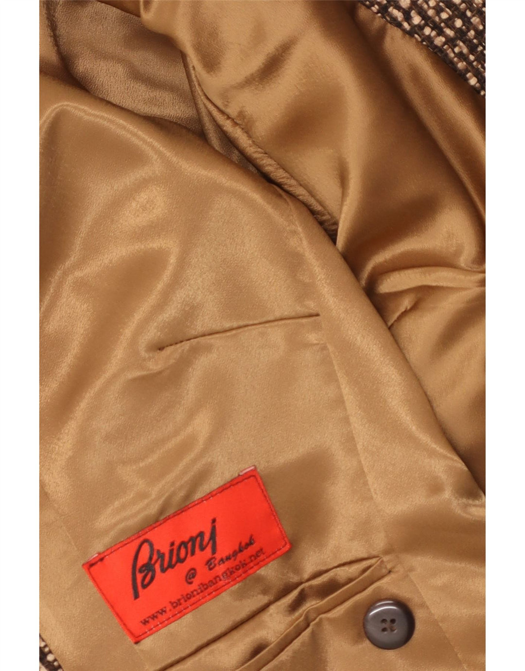 Brioni Γυναικείο σακάκι με 2 κουμπιά σακάκι UK 16 Large Brown Flecked
