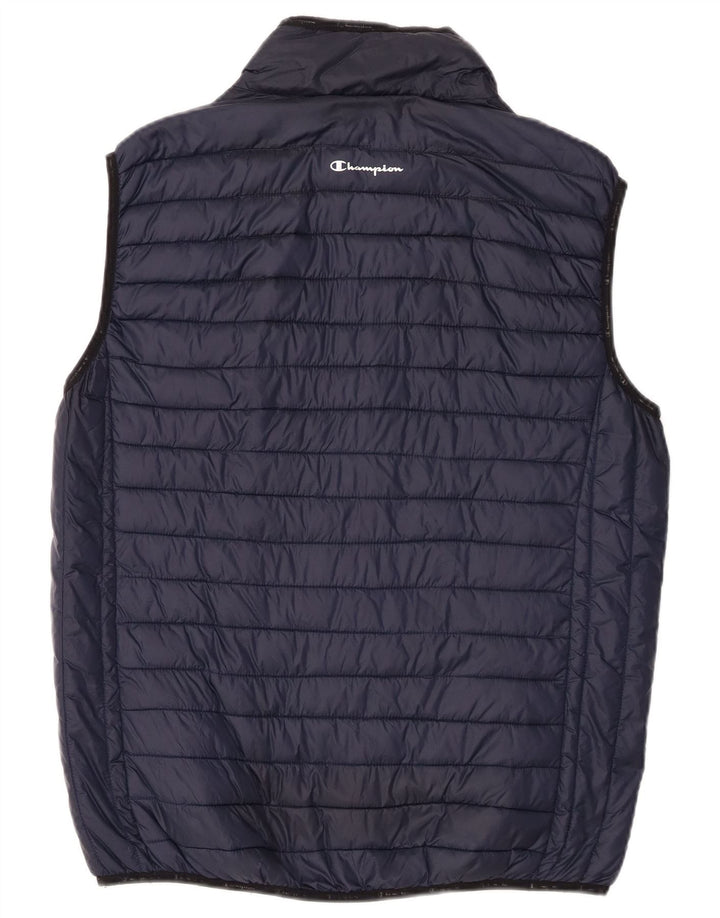 Champion Mens Padded Gilet UK 42 XL Navy Blue Polyamide