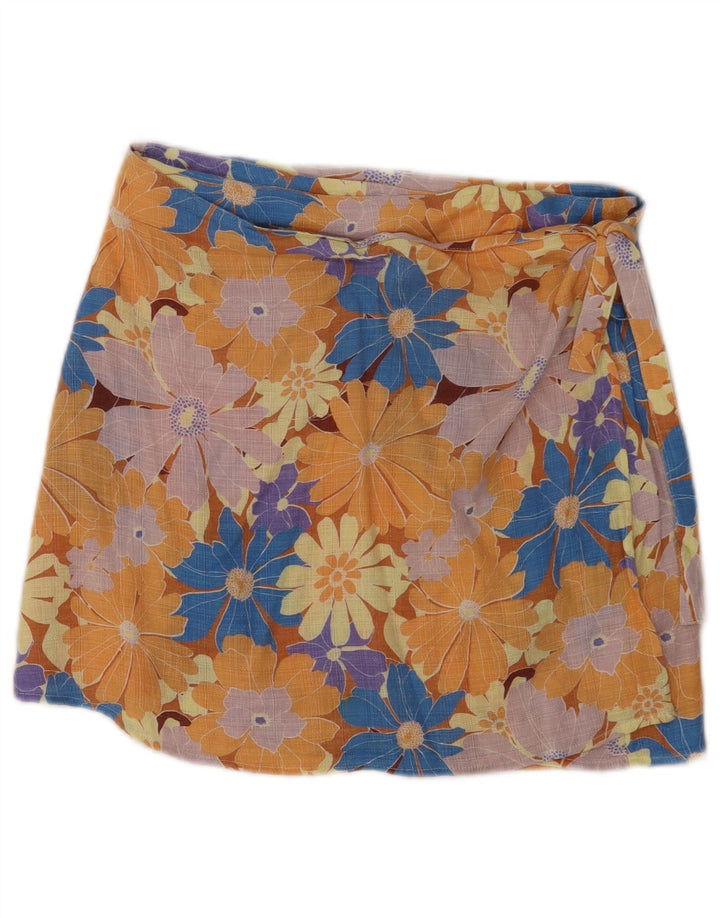 Rip Curl Γυναικεία Wrap Φούστα Μικρή W26 Πολύχρωμη Floral Βαμβακερή