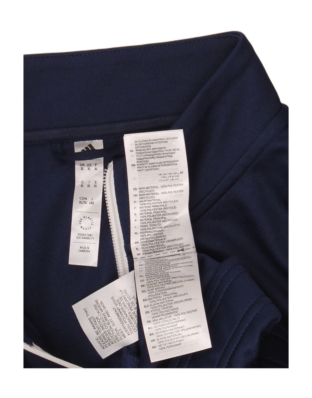 Ανδρική φόρμα Adidas Aeroready Top Jacket XL Navy Blue Polyester