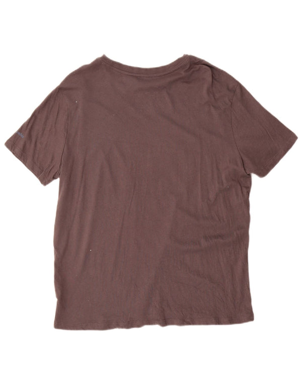Γυναικείο γραφικό μπλουζάκι Columbia Top UK 14 μεσαίο γκρι βαμβακερό