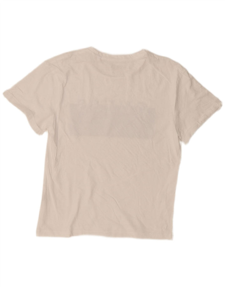 Γυναικείο γραφικό μπλουζάκι Guess Top UK 14 Medium White