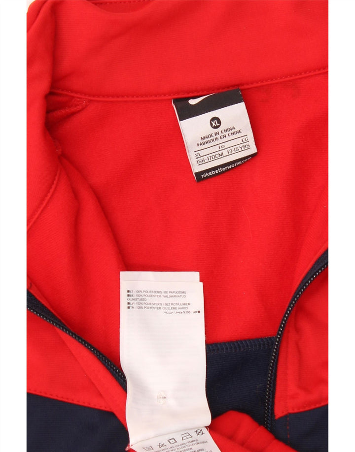 Μπουφάν Nike Boys αθλητική φόρμα 13-14 ετών XL Κόκκινο πολυεστέρας