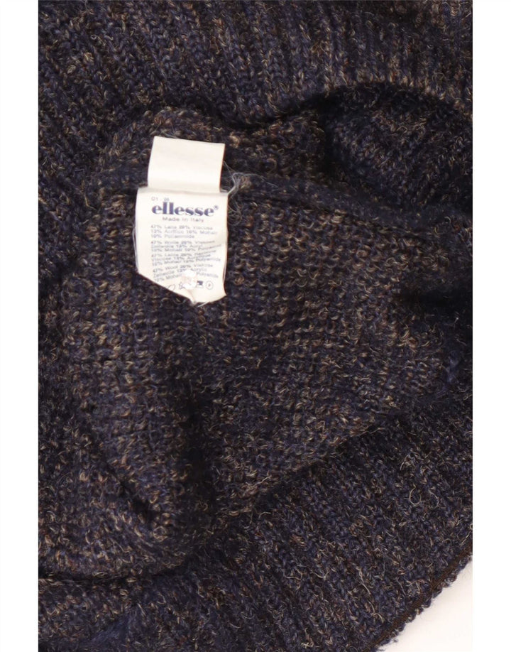 Ανδρικό πουλόβερ Ellesse Boat Neck Jumper Medium Navy Blue Wool