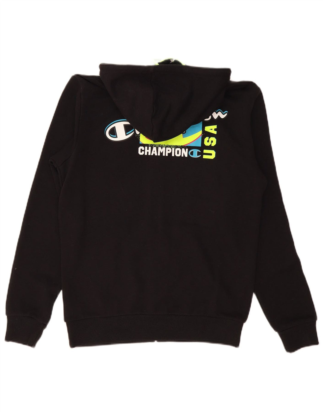 Ανδρικό πουλόβερ με κουκούλα με φερμουάρ Champion Small Black