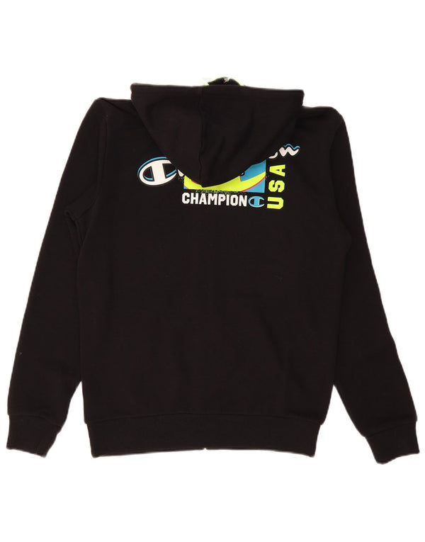 Ανδρικό πουλόβερ με κουκούλα με φερμουάρ Champion Small Black