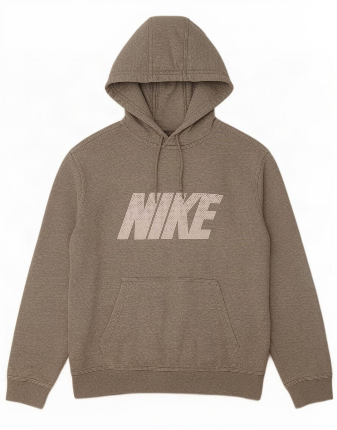 Ανδρικό γραφικό φούτερ Nike, βαμβακερό μεσαίο γκρι