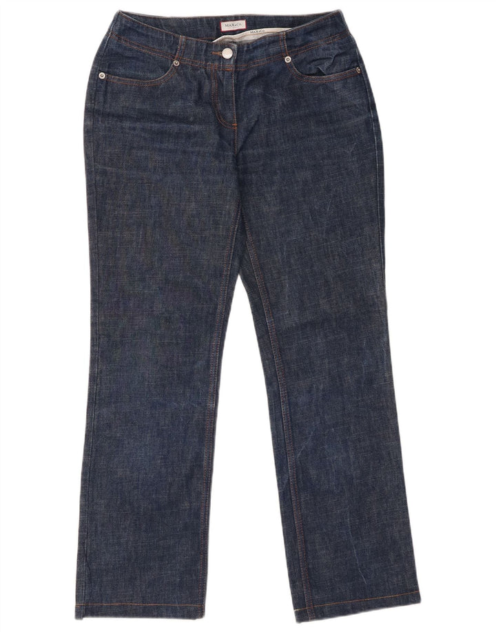 Max & Co. Γυναικεία Straight Jeans UK 12 Medium W30 L28 Blue Cotton