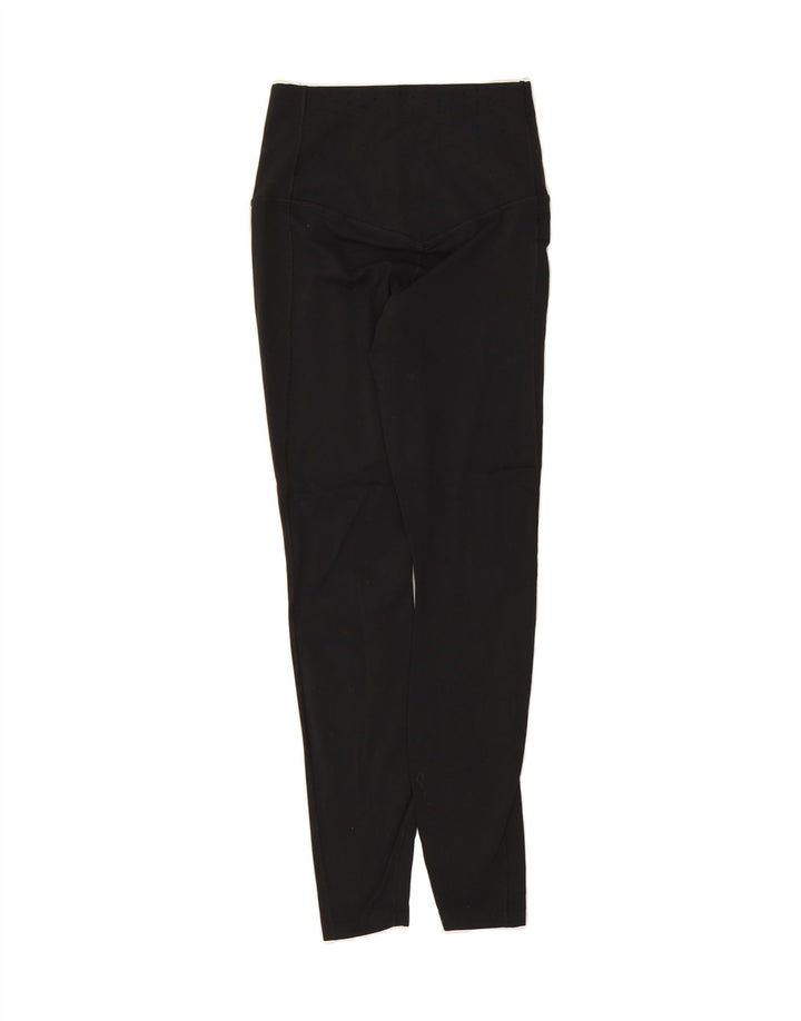 NIKE Womens Dri Fit Leggings UK 10 Small Black Polyester Vintage Nike and Second-Hand Nike from Messina Hembry 