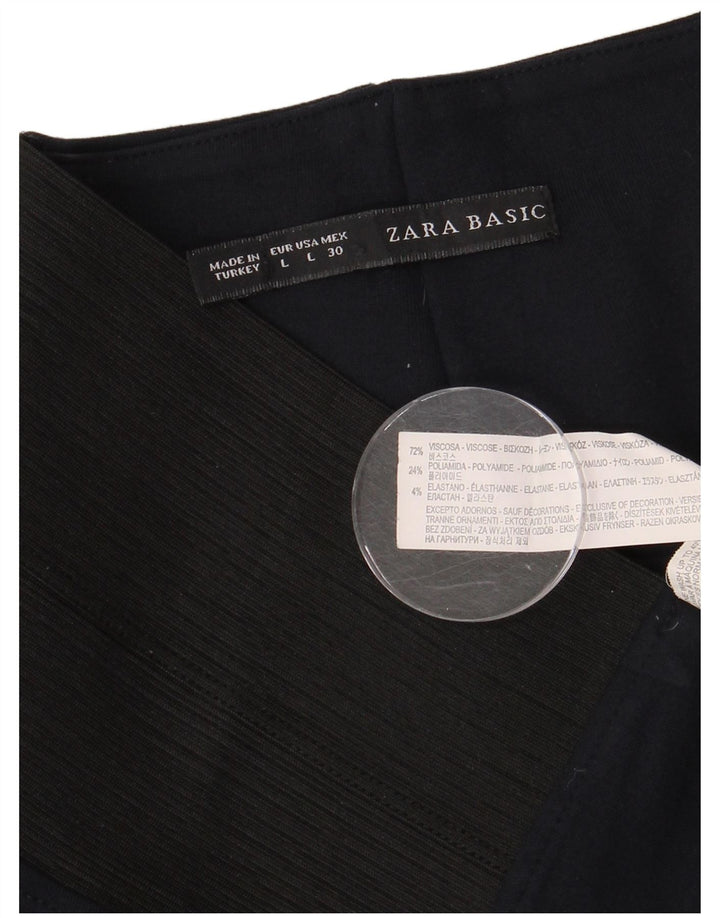 Zara Γυναικείο κολάν UK 14 Large Navy Blue Colorblock Viscose