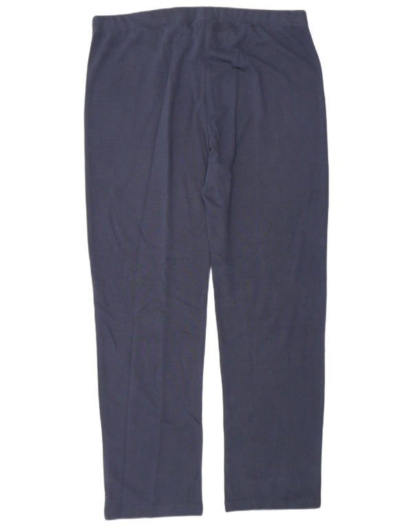 Champion Womens Easy Fit αθλητική φόρμα παντελόνι UK 22 3XL Navy Blue Cotton